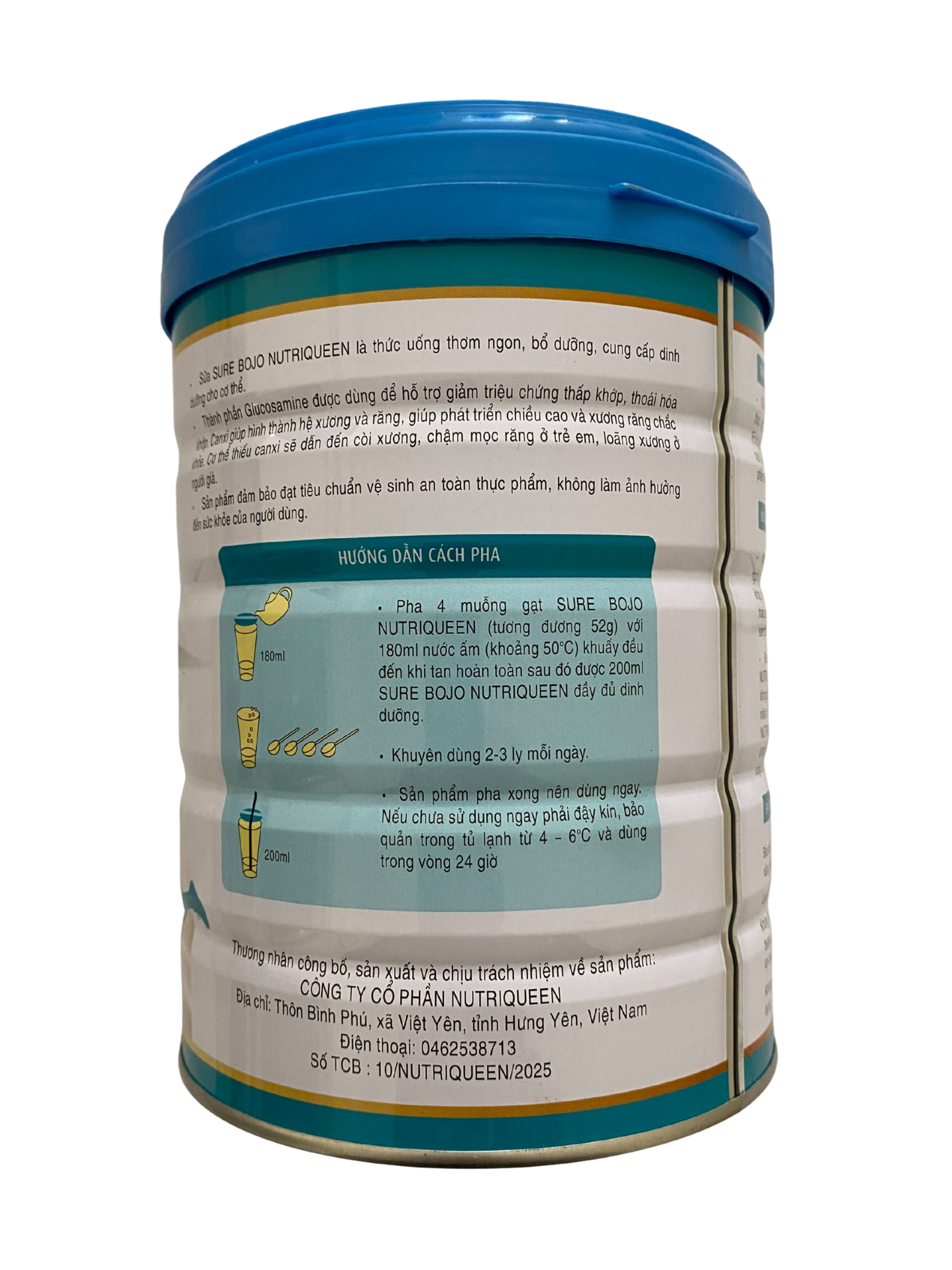 COMBO 3 LON SỮA SURE BOJO NUTRIQUEEN 900g